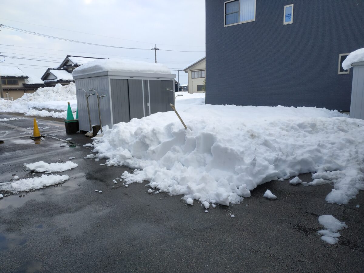 除雪　ビフォア