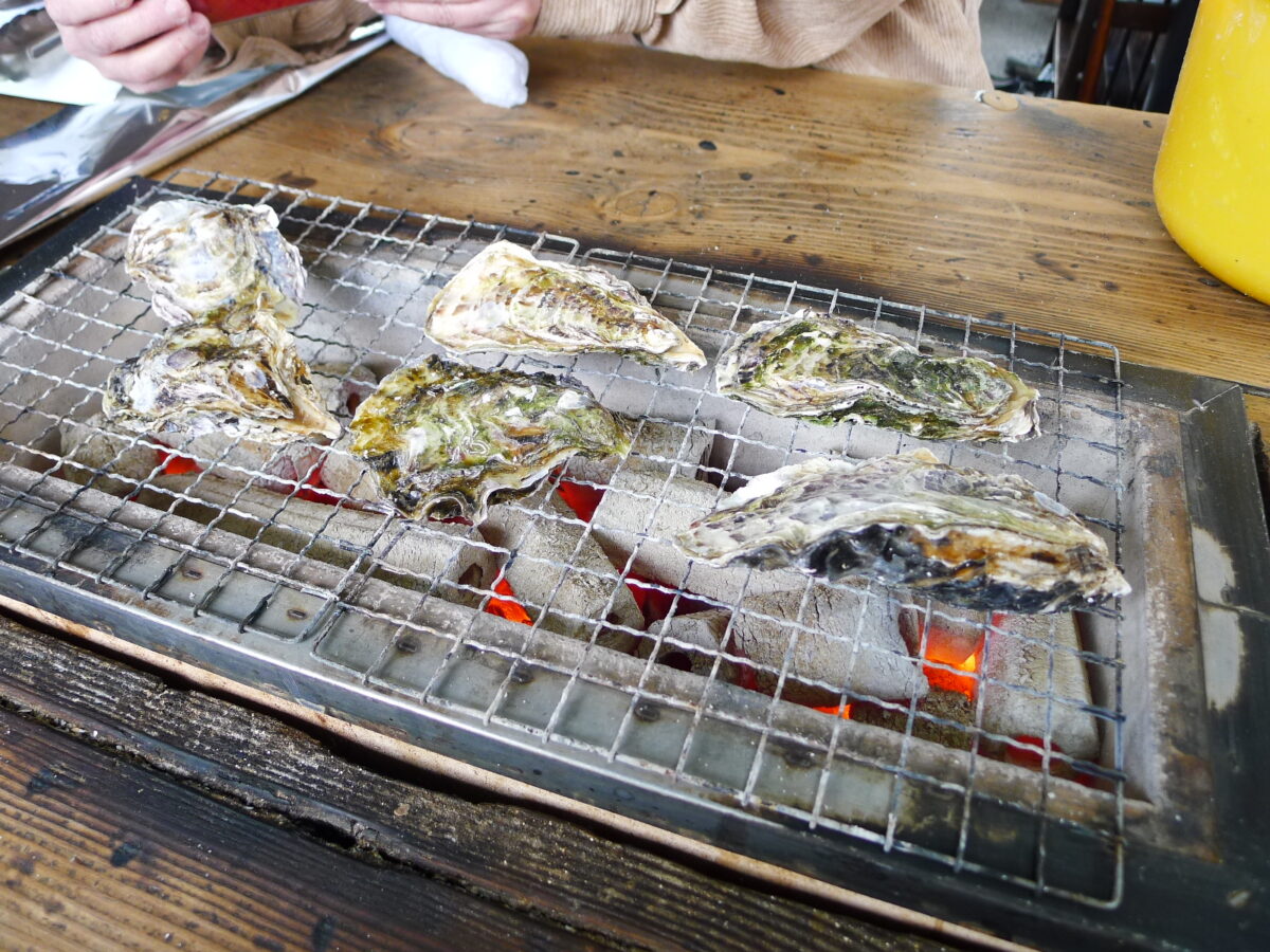 焼き牡蠣