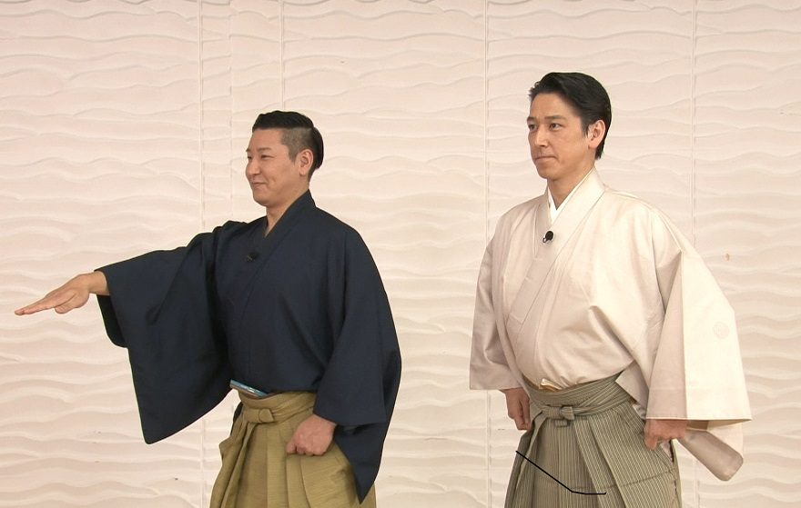 和泉元彌さんのモノマネをするチョコレートプラネットの長田庄平さんの「そろりそろり」