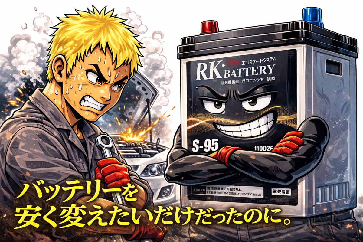 バッテリーを安く変えたいだけだったのに。