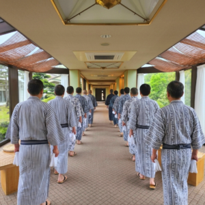 わらわらと入湯