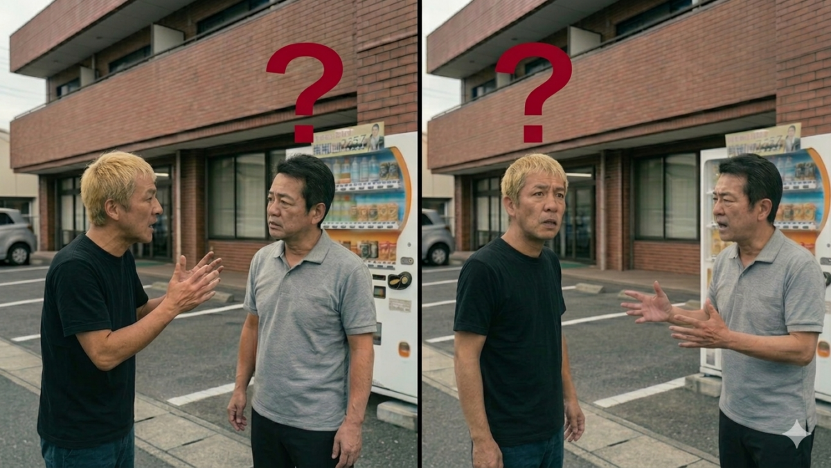 お互い「何の話をしているんだろう?」と思っていた話