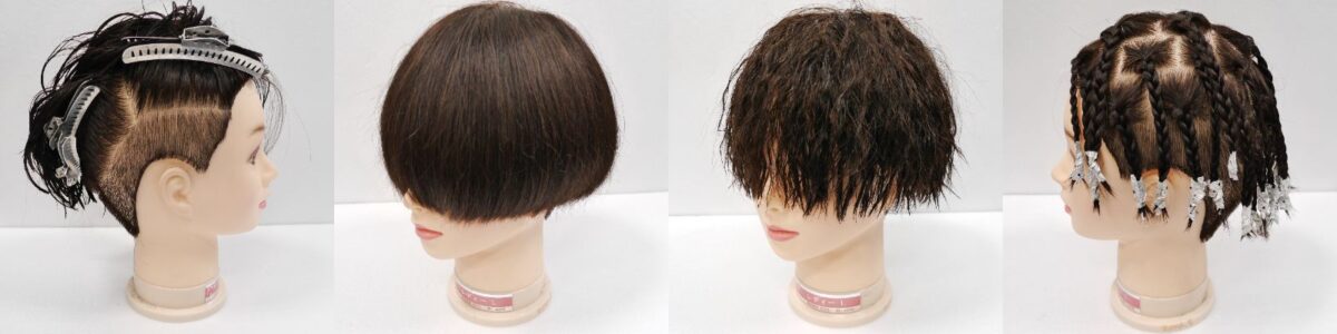 みつあみパーマ　三つ編みパーマ